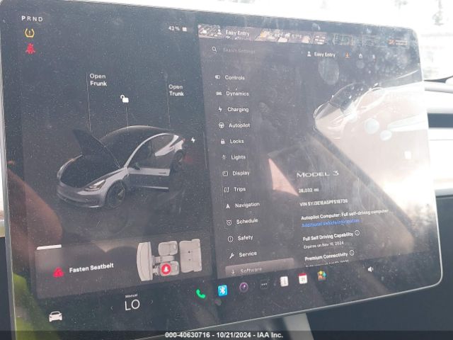 Photo 6 VIN: 5YJ3E1EA5PF518736 - TESLA MODEL 3 