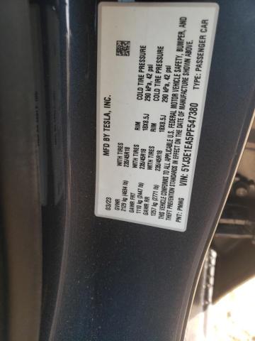 Photo 12 VIN: 5YJ3E1EA5PF547380 - TESLA MODEL 3 