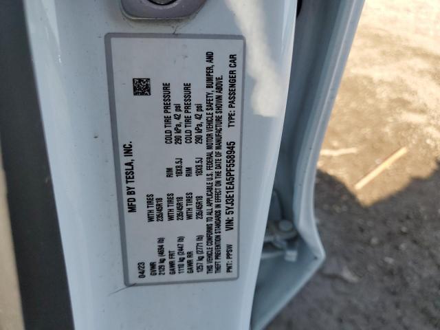 Photo 12 VIN: 5YJ3E1EA5PF558945 - TESLA MODEL 3 