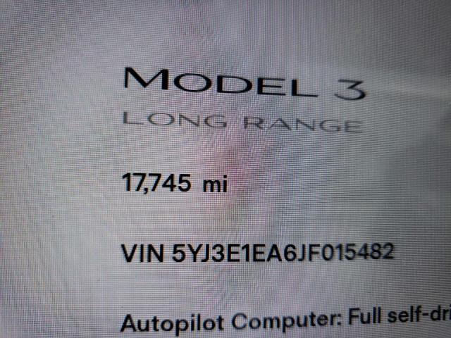 Photo 7 VIN: 5YJ3E1EA6JF015482 - TESLA MODEL 3 