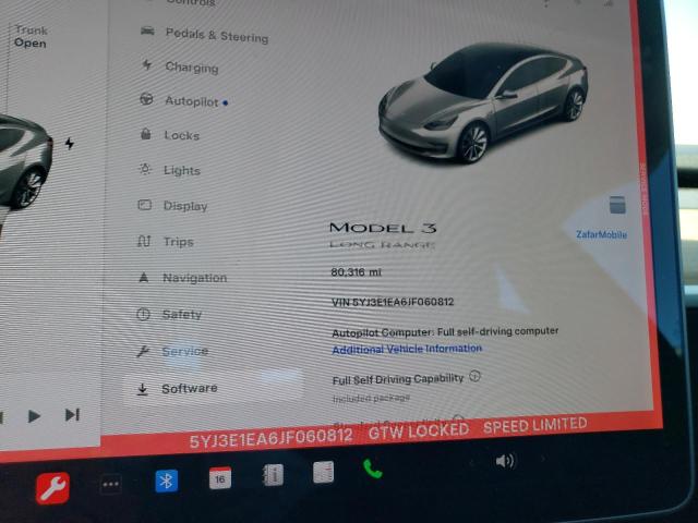 Photo 8 VIN: 5YJ3E1EA6JF060812 - TESLA MODEL 3 