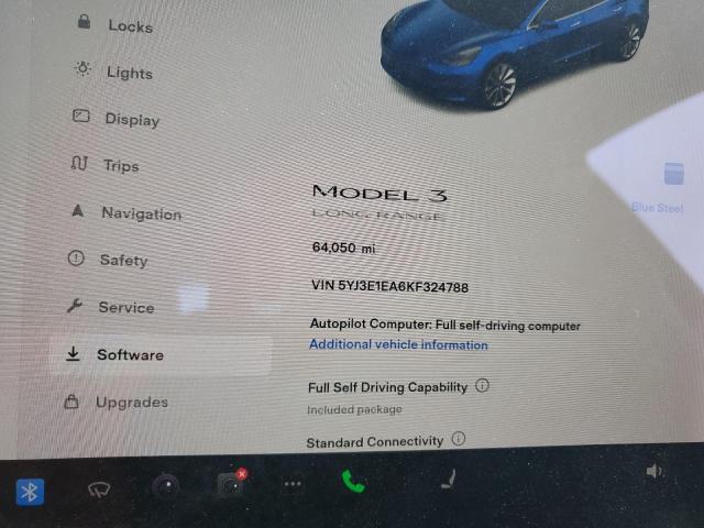 Photo 8 VIN: 5YJ3E1EA6KF324788 - TESLA MODEL 3 