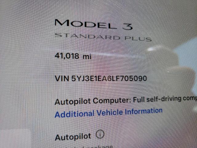 Photo 8 VIN: 5YJ3E1EA6LF705090 - TESLA MODEL 3 