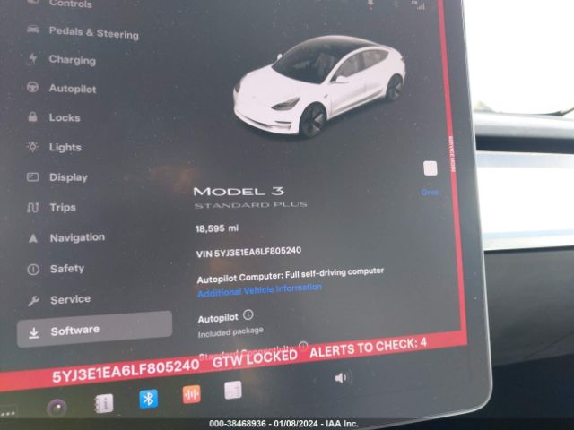 Photo 6 VIN: 5YJ3E1EA6LF805240 - TESLA MODEL 3 