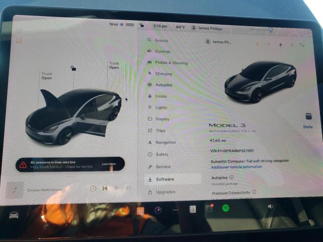 Photo 8 VIN: 5YJ3E1EA6MF857601 - TESLA MODEL 3 