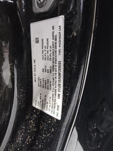 Photo 12 VIN: 5YJ3E1EA6NF289285 - TESLA MODEL 3 