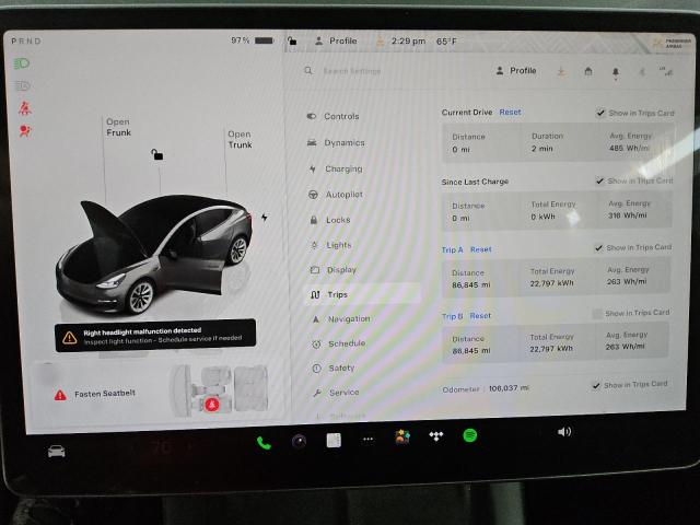 Photo 8 VIN: 5YJ3E1EA6NF289285 - TESLA MODEL 3 