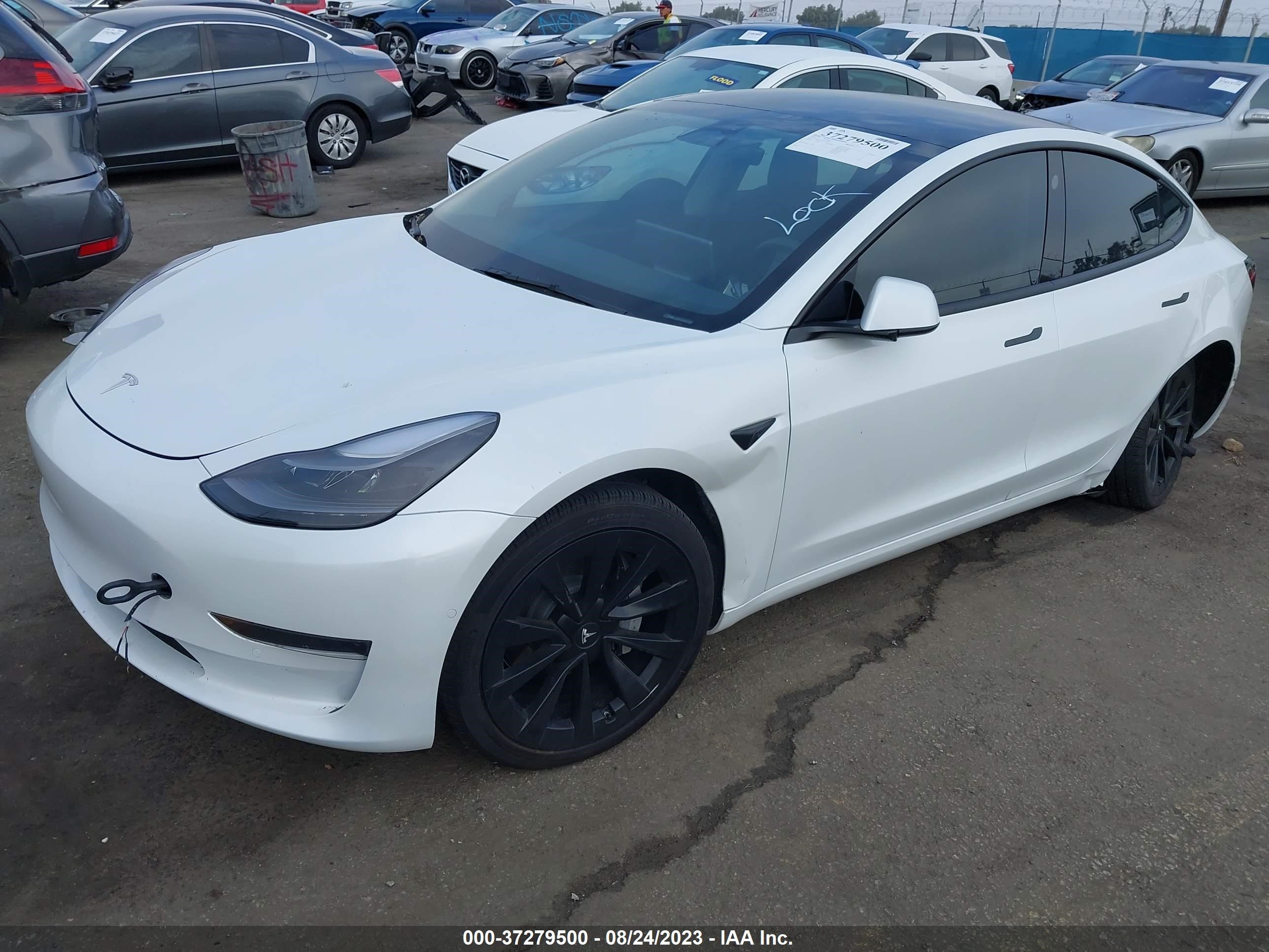 Photo 1 VIN: 5YJ3E1EA6NF297550 - TESLA MODEL 3 