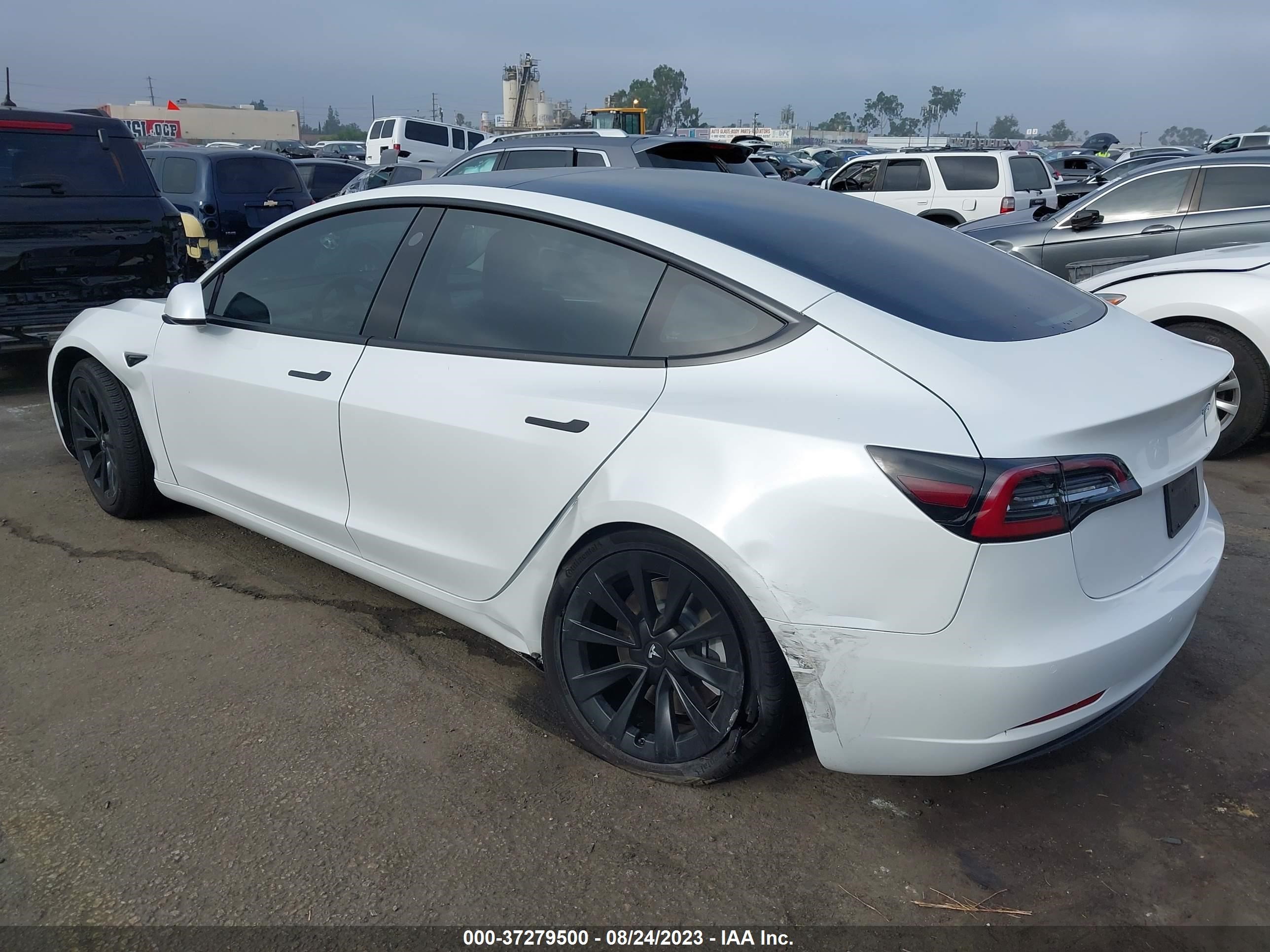 Photo 2 VIN: 5YJ3E1EA6NF297550 - TESLA MODEL 3 