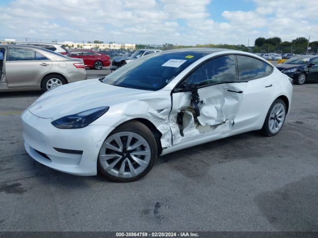 Photo 1 VIN: 5YJ3E1EA6NF344754 - TESLA MODEL 3 