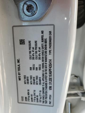 Photo 11 VIN: 5YJ3E1EA6PF435414 - TESLA MODEL 3 