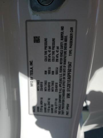 Photo 11 VIN: 5YJ3E1EA6PF601947 - TESLA MODEL 3 