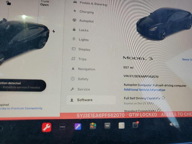 Photo 8 VIN: 5YJ3E1EA6PF662070 - TESLA MODEL 3 