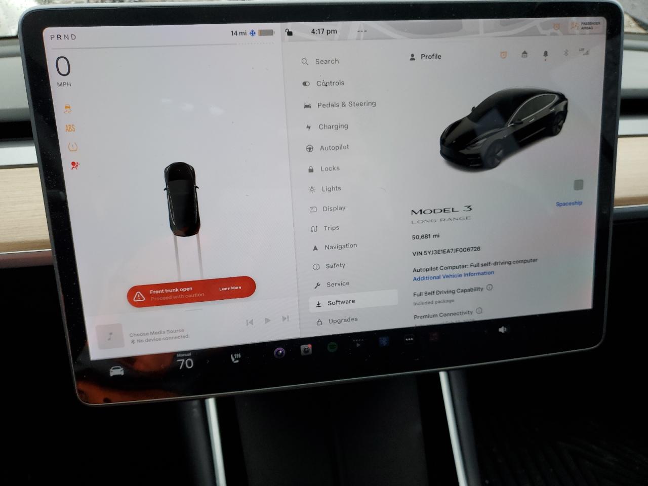 Photo 8 VIN: 5YJ3E1EA7JF006726 - TESLA MODEL 3 