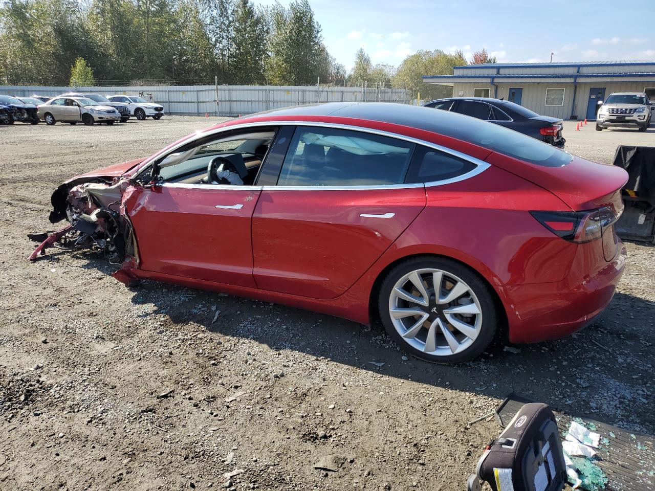 Photo 1 VIN: 5YJ3E1EA7JF126204 - TESLA MODEL 3 