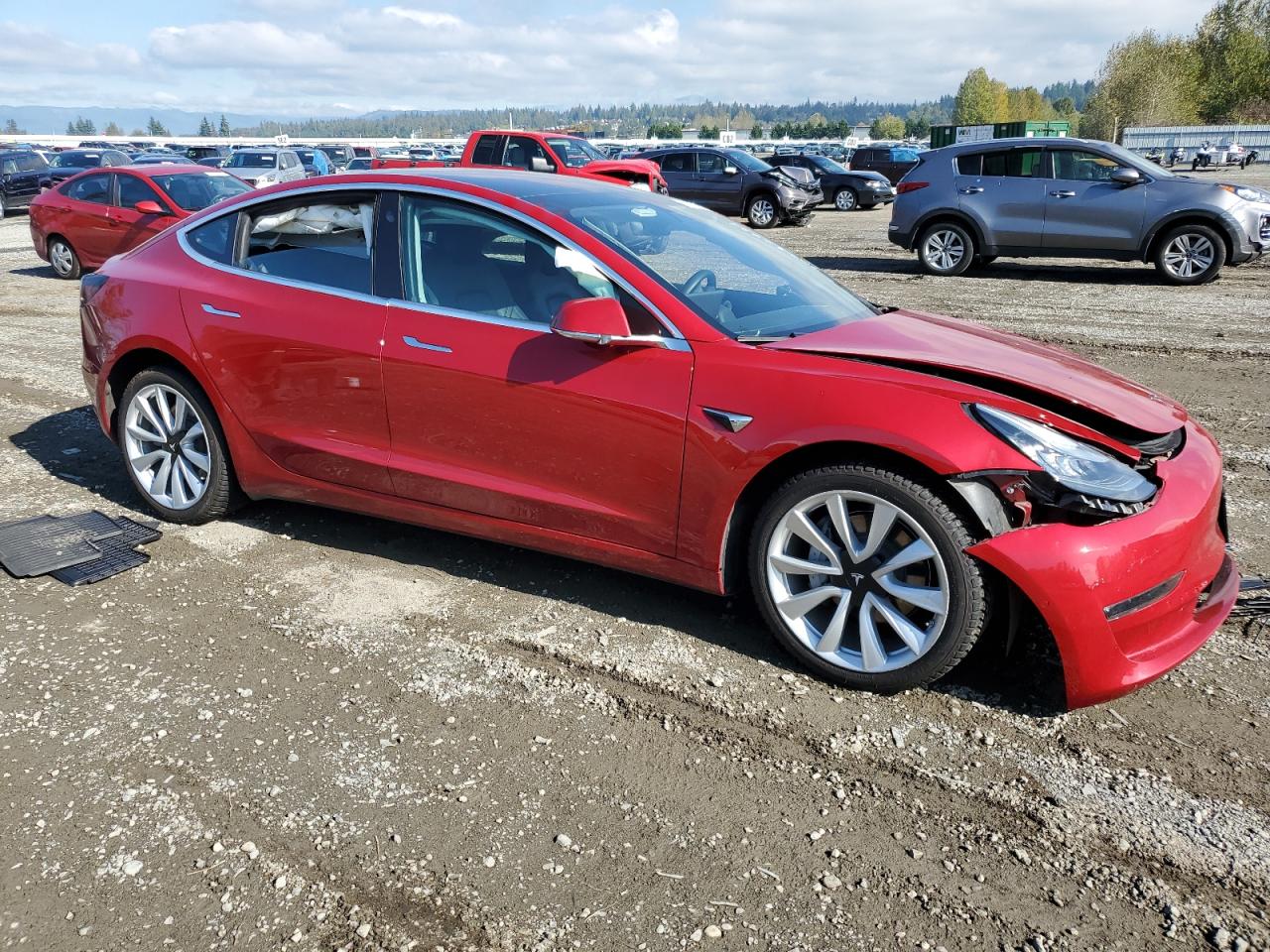 Photo 3 VIN: 5YJ3E1EA7JF126204 - TESLA MODEL 3 