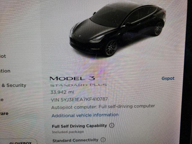 Photo 7 VIN: 5YJ3E1EA7KF410787 - TESLA MODEL 3 