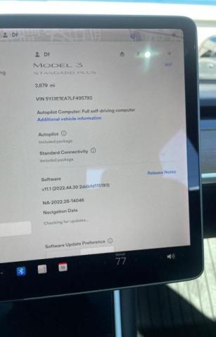 Photo 7 VIN: 5YJ3E1EA7LF495793 - TESLA MODEL 3 