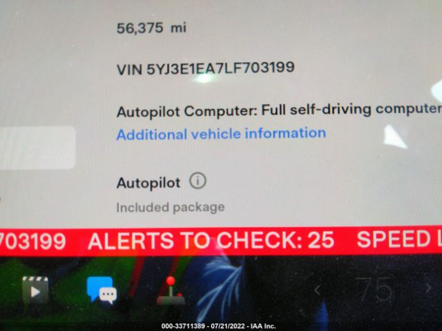 Photo 6 VIN: 5YJ3E1EA7LF703199 - TESLA MODEL 3 