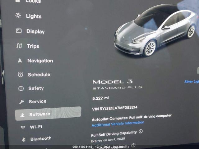 Photo 6 VIN: 5YJ3E1EA7MF083214 - TESLA MODEL 3 