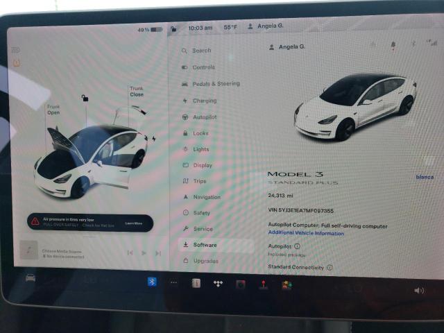 Photo 8 VIN: 5YJ3E1EA7MF097355 - TESLA MODEL 3 