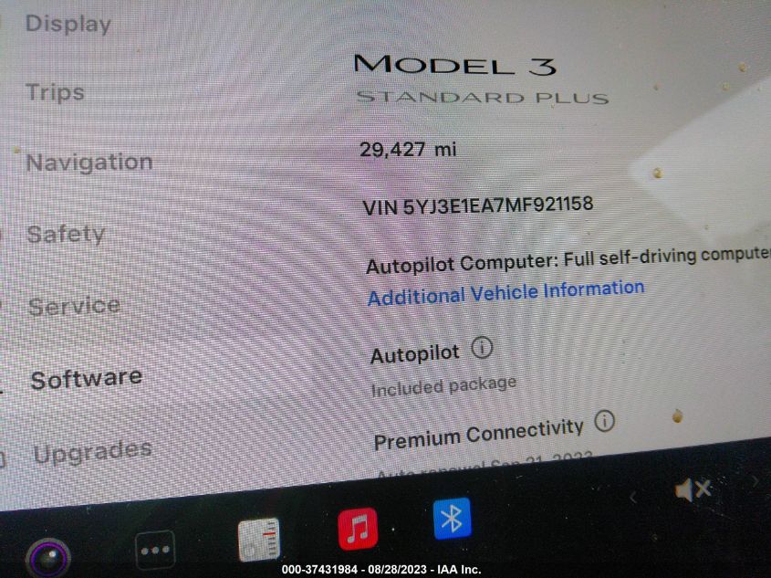 Photo 6 VIN: 5YJ3E1EA7MF921158 - TESLA MODEL 3 