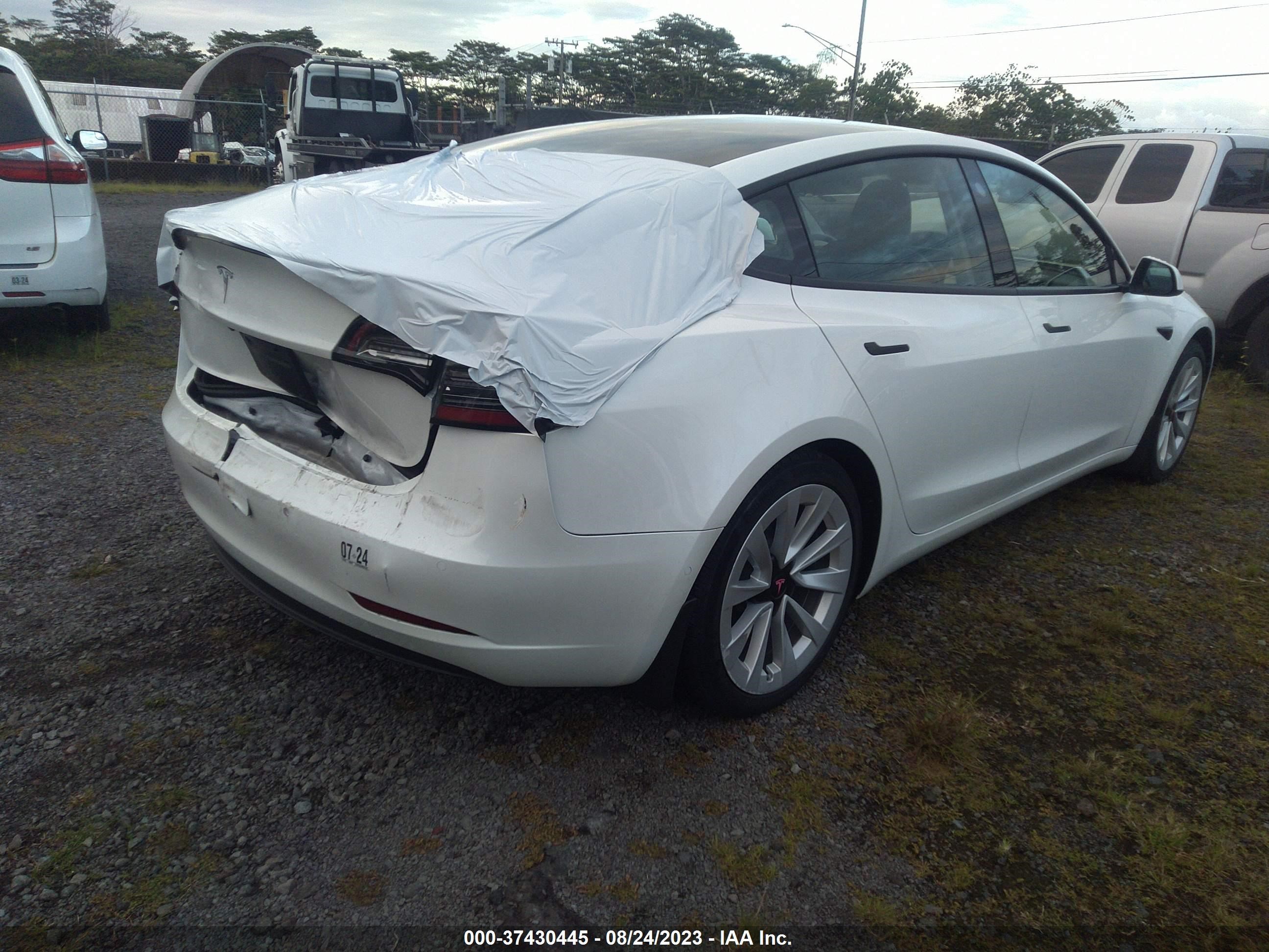 Photo 3 VIN: 5YJ3E1EA7MF977875 - TESLA MODEL 3 