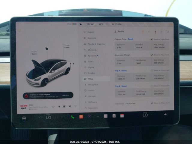 Photo 6 VIN: 5YJ3E1EA7NF321564 - TESLA MODEL 3 