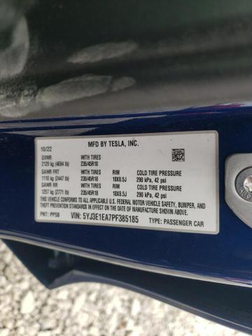 Photo 11 VIN: 5YJ3E1EA7PF385185 - TESLA MODEL 3 