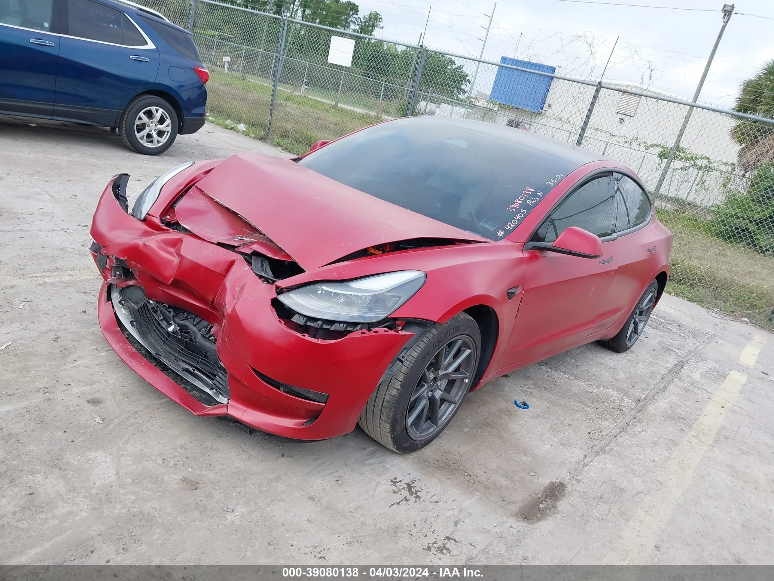 Photo 1 VIN: 5YJ3E1EA7PF420405 - TESLA MODEL 3 