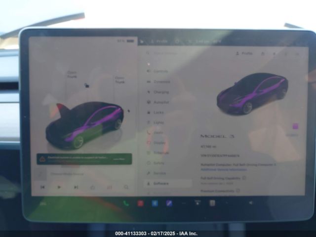 Photo 6 VIN: 5YJ3E1EA7PF446874 - TESLA MODEL 3 