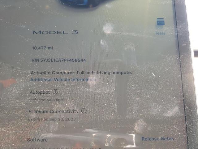 Photo 8 VIN: 5YJ3E1EA7PF459544 - TESLA MODEL 3 