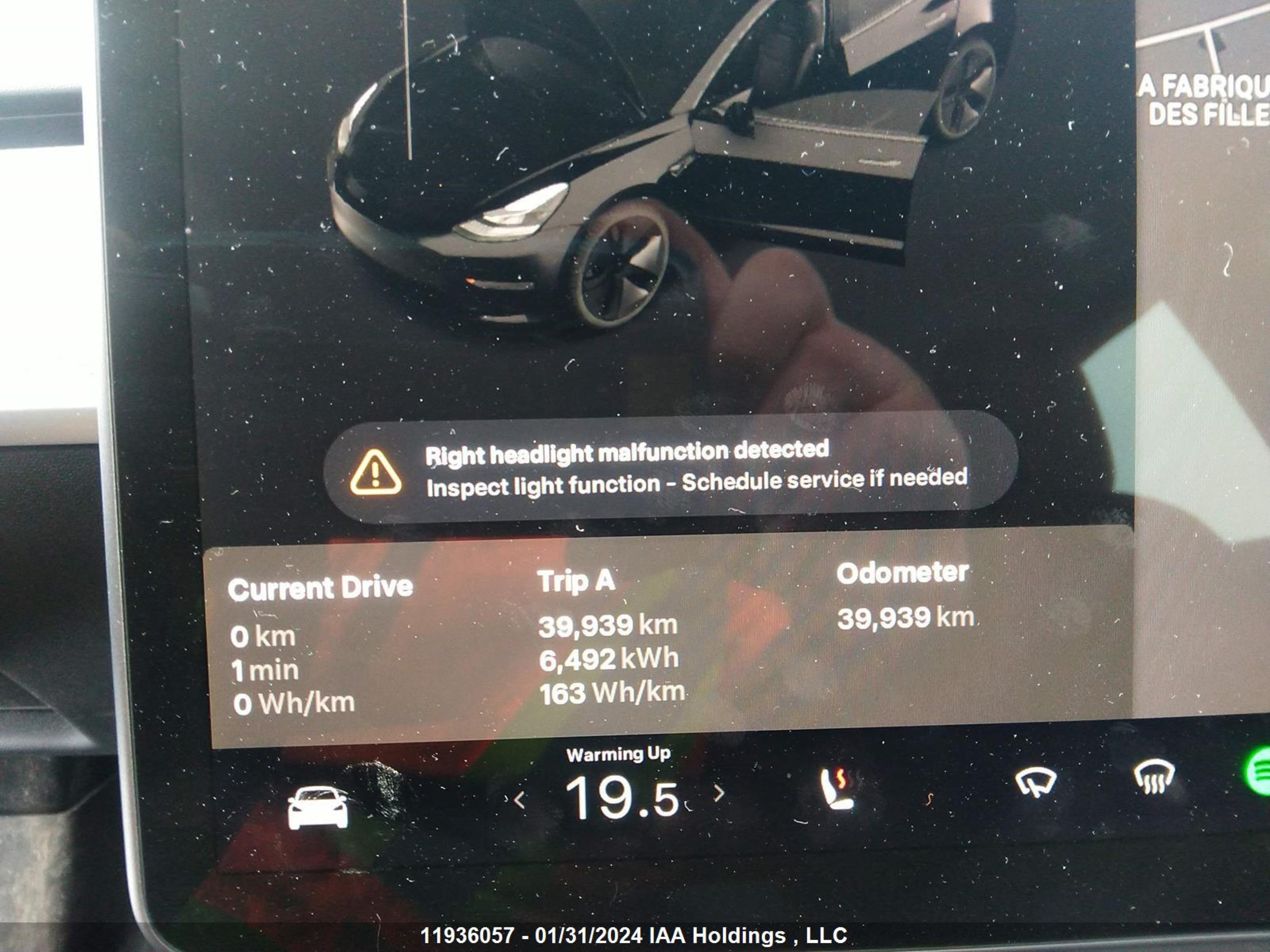 Photo 6 VIN: 5YJ3E1EA7PF485836 - TESLA MODEL 3 