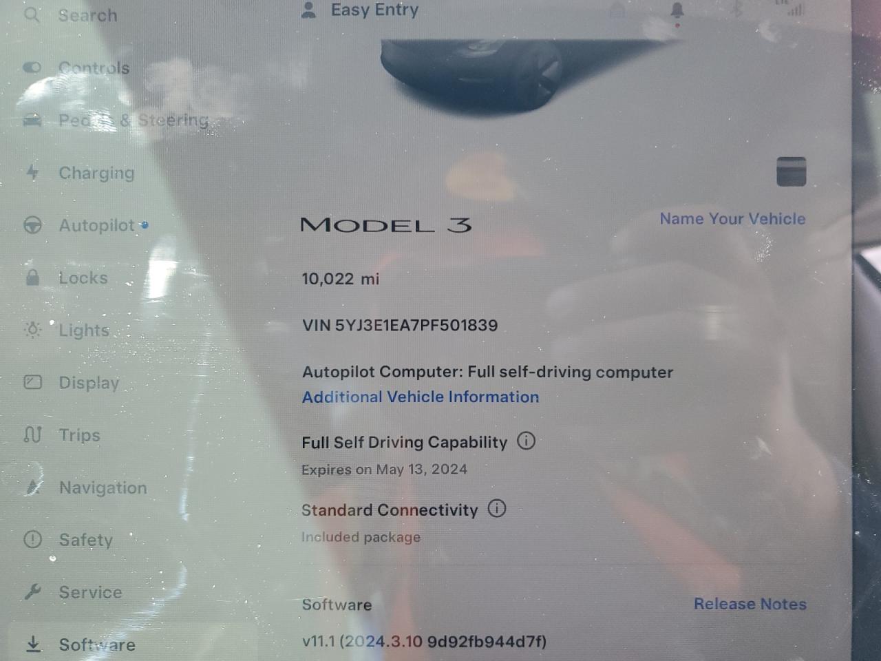 Photo 8 VIN: 5YJ3E1EA7PF501839 - TESLA MODEL 3 