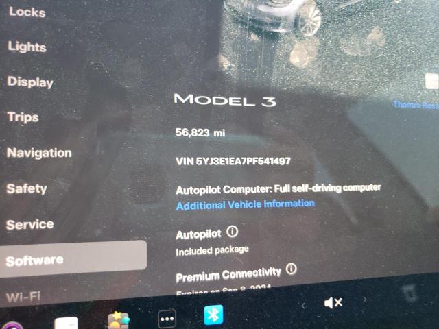 Photo 8 VIN: 5YJ3E1EA7PF541497 - TESLA MODEL 3 