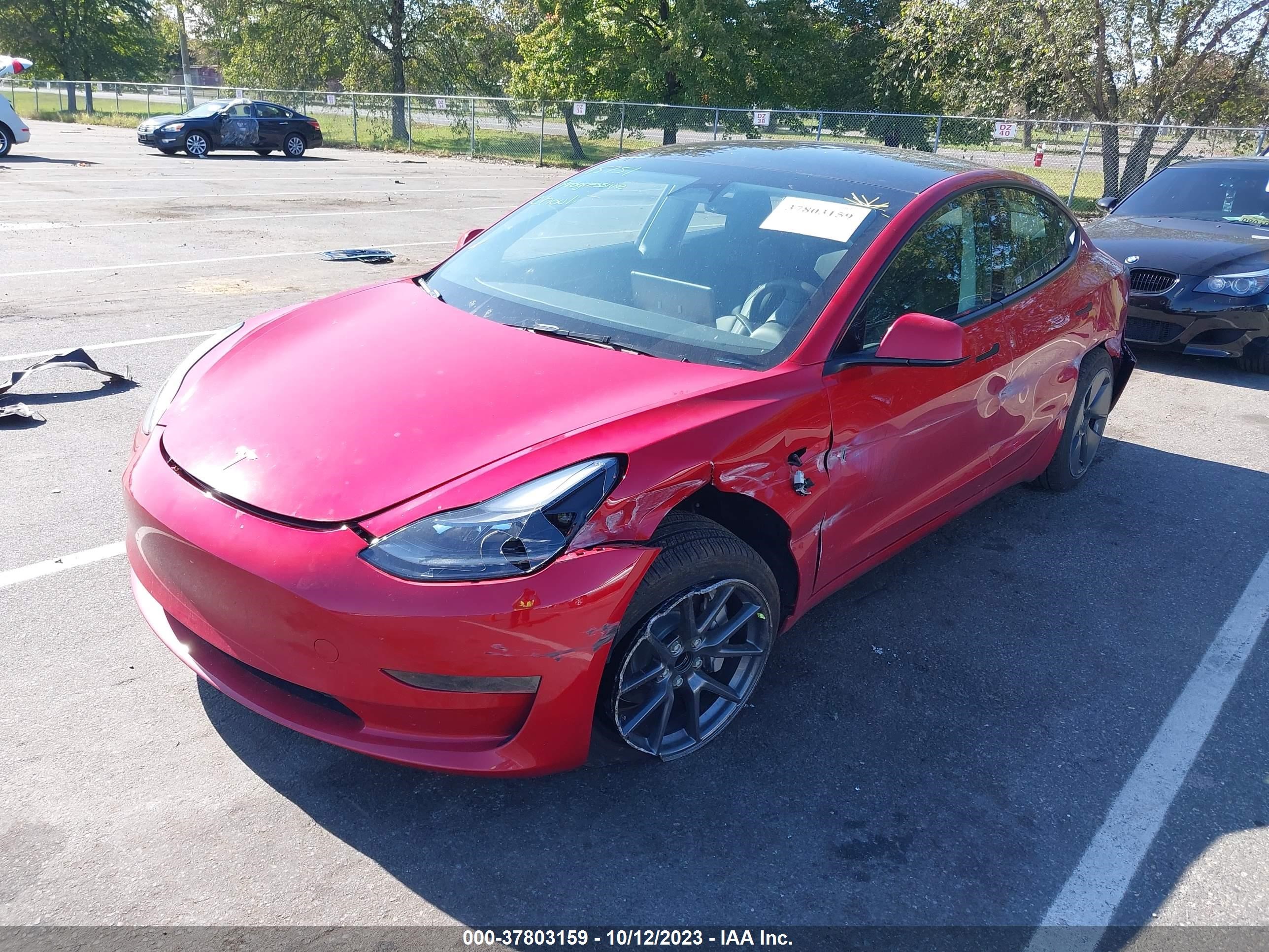 Photo 1 VIN: 5YJ3E1EA7PF555500 - TESLA MODEL 3 