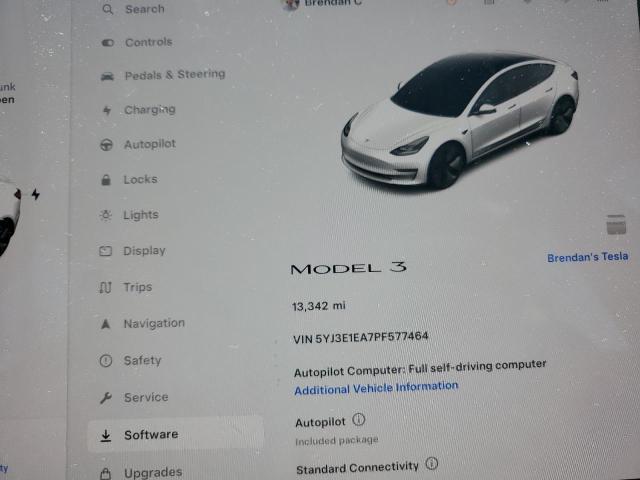 Photo 8 VIN: 5YJ3E1EA7PF577464 - TESLA MODEL 3 