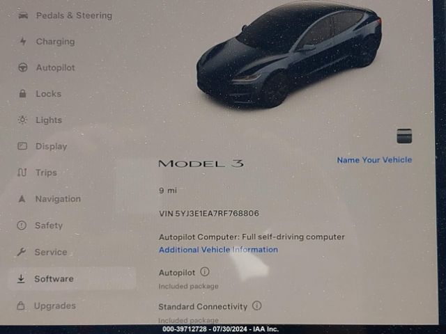 Photo 6 VIN: 5YJ3E1EA7RF768806 - TESLA MODEL 3 