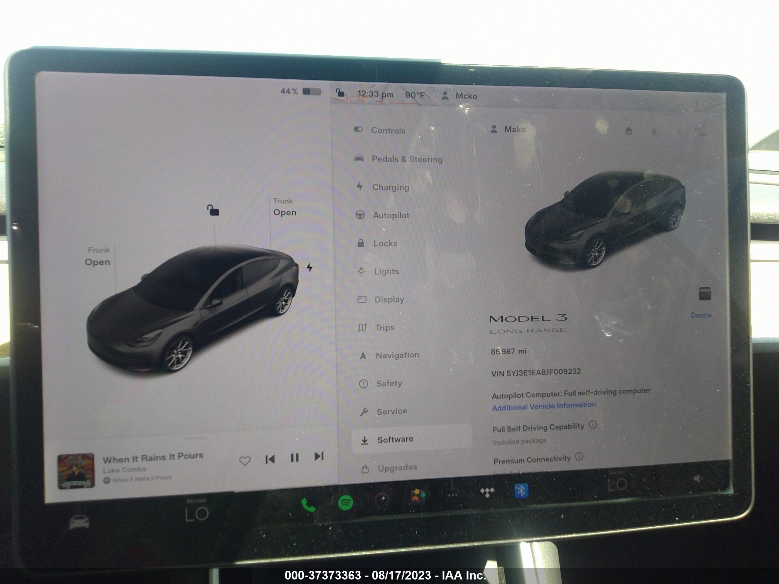 Photo 6 VIN: 5YJ3E1EA8JF009232 - TESLA MODEL 3 