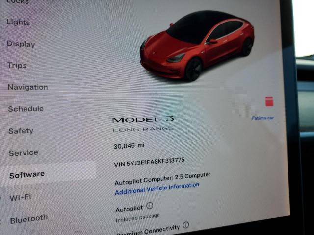 Photo 8 VIN: 5YJ3E1EA8KF313775 - TESLA MODEL 3 