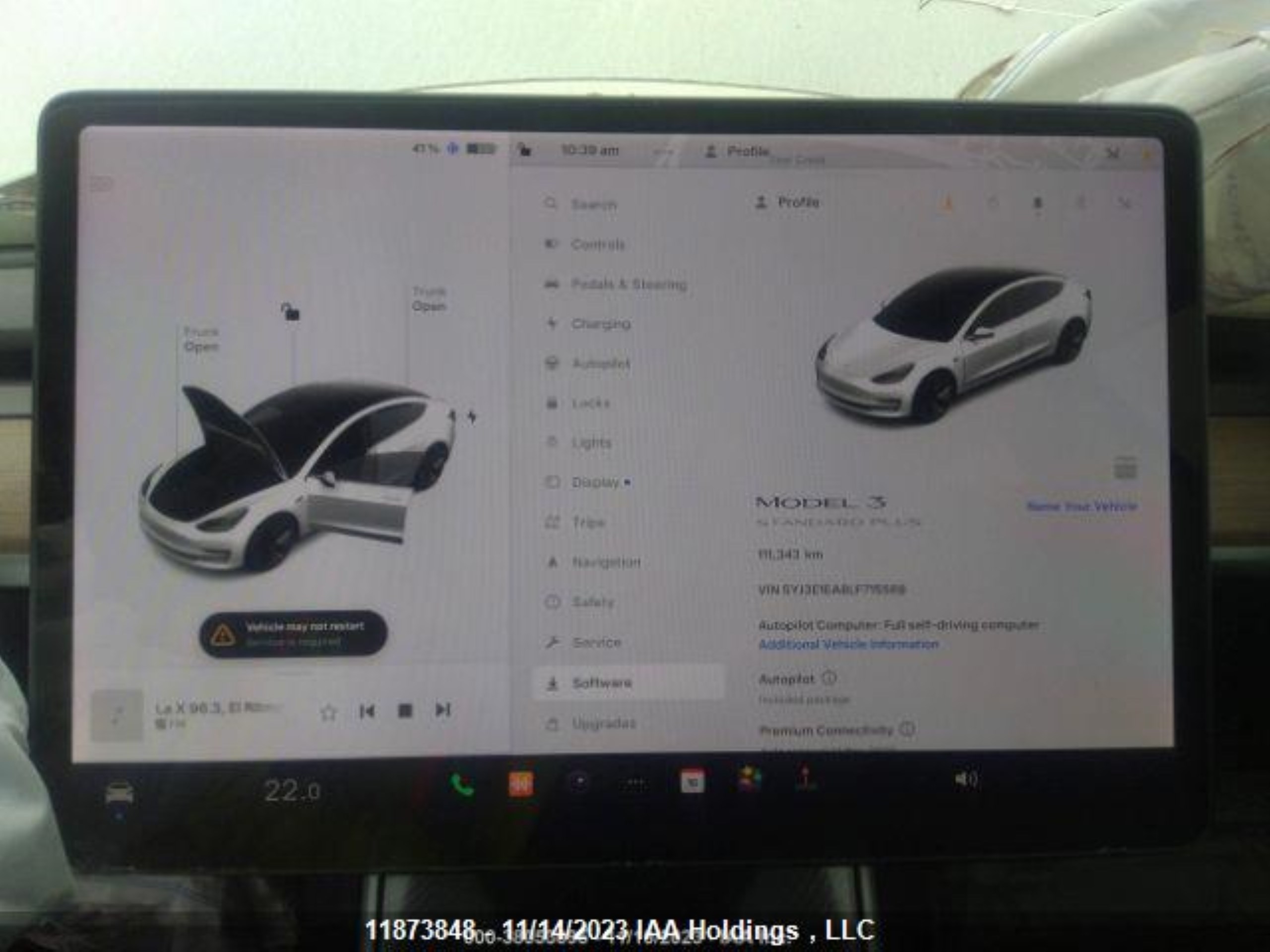 Photo 8 VIN: 5YJ3E1EA8LF715569 - TESLA MODEL 3 