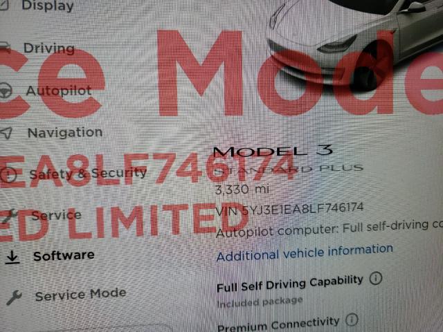 Photo 7 VIN: 5YJ3E1EA8LF746174 - TESLA MODEL 3 