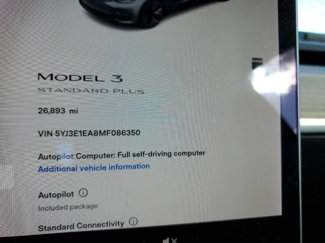 Photo 8 VIN: 5YJ3E1EA8MF086350 - TESLA MODEL 3 