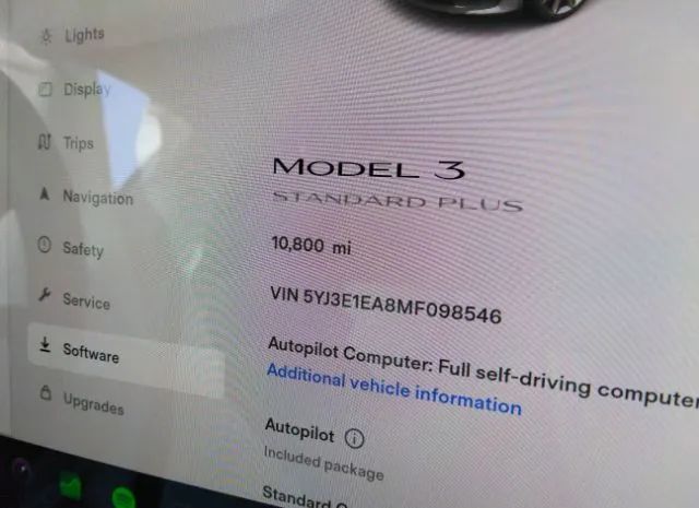 Photo 6 VIN: 5YJ3E1EA8MF098546 - TESLA MODEL 3 