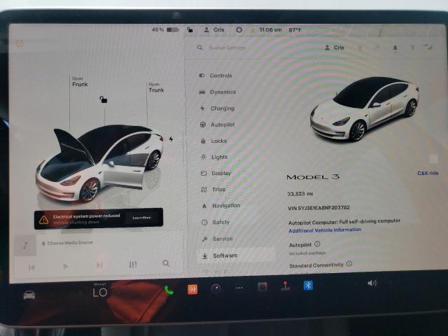 Photo 8 VIN: 5YJ3E1EA8NF203782 - TESLA MODEL 3 