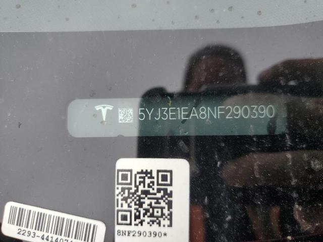 Photo 11 VIN: 5YJ3E1EA8NF290390 - TESLA MODEL 3 