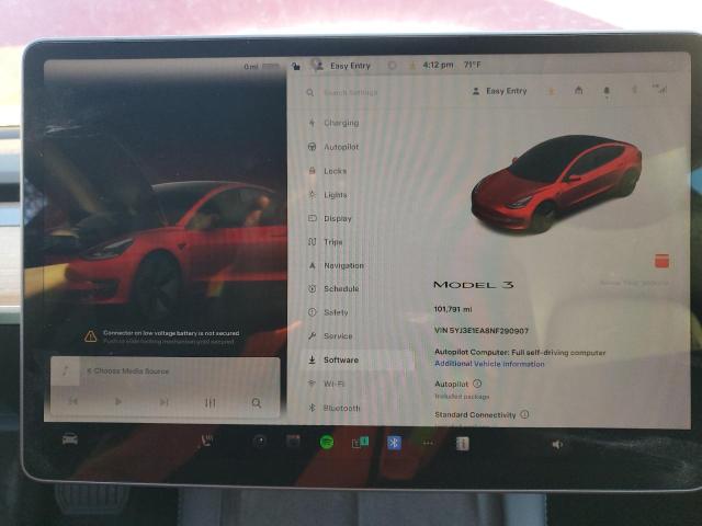 Photo 8 VIN: 5YJ3E1EA8NF290907 - TESLA MODEL 3 