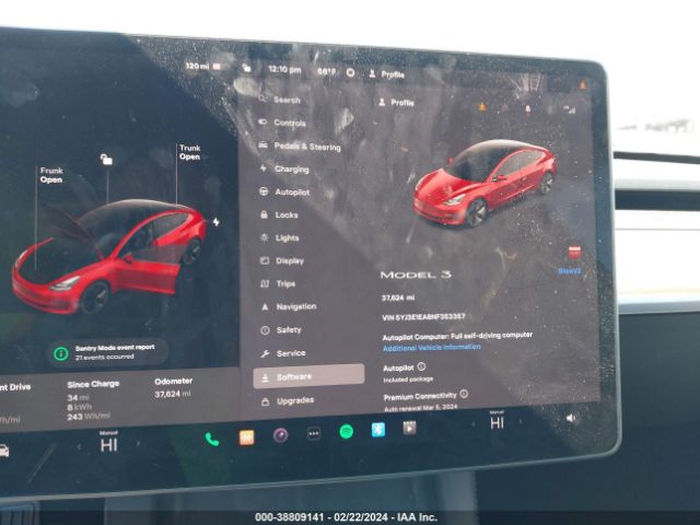 Photo 6 VIN: 5YJ3E1EA8NF353357 - TESLA MODEL 3 