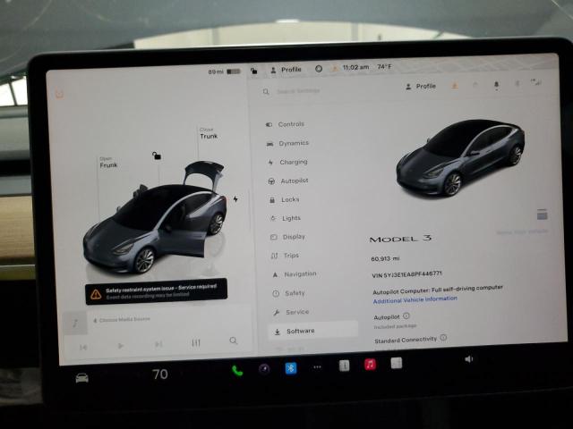 Photo 8 VIN: 5YJ3E1EA8PF446771 - TESLA MODEL 3 