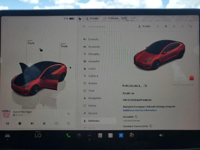 Photo 8 VIN: 5YJ3E1EA8PF448424 - TESLA MODEL 3 